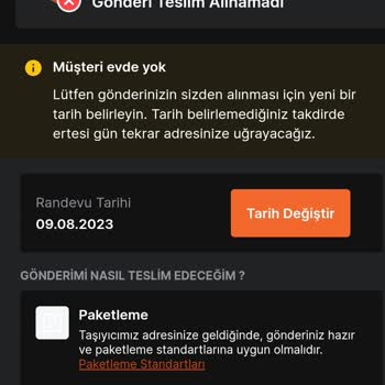 Trendyol Express Kurye Asla Gelmiyor