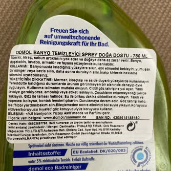 Rossmann Domol Banyo Temizleyici Sprey Sorunu