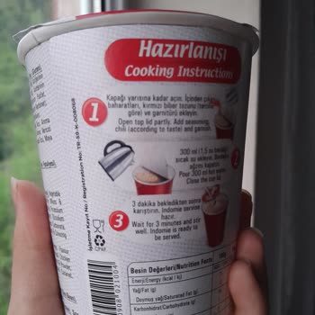 İndomie Noodle Bulaşık Deterjanı Tadı Olması Ve Dönüş Alamamam