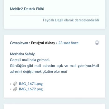 Mobile2 Oyunu Destek Ekibi Hiçbir Şekilde Destek Olmuyor.