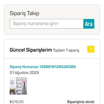 A101 Kitaplık Sipariş Durumu