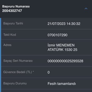 GDZ Elektrik Dağıtım Güvence Bedeli İadesi Yapılmadı