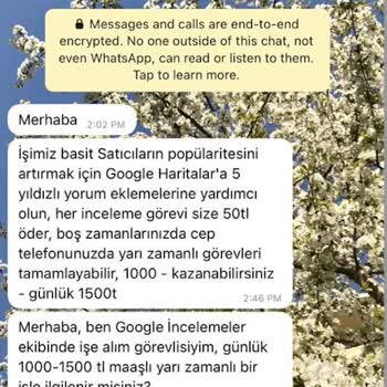 WhatsApp Üzerinden Bilinmeyen Numaralardan Mesajlar Ve Aramalar!