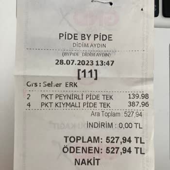 Pide By Pide Eve Servis Zammı