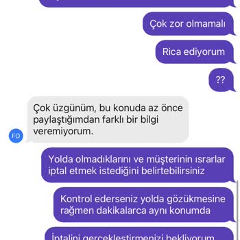 GetirYemek Yeni Ve Yanlış Verilen Siparişin İptal Edilmemesi Mağdurum.