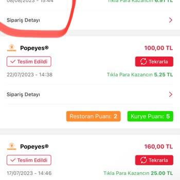 Tıkla Gelsin Usta Dönerci Restoranından Siparişim İptal Edildi Ve Hiçbir Sorumluluk Alınmadı