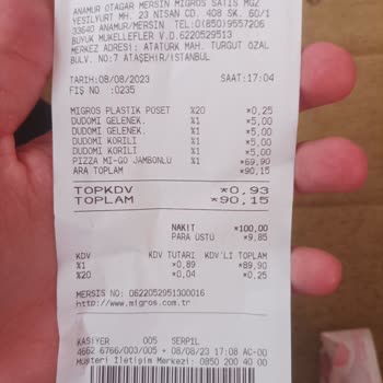 Migros Pizza Aldım Boşuna Beklettiler