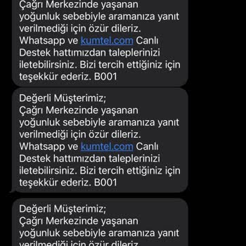 Eksik Ürün Gönderen Kumtel'e Ulaşamıyorum