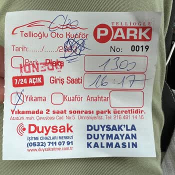 Tellioğlu Otopark Ve Oto Kuaför Firması İşini Düzgün Yapmıyor