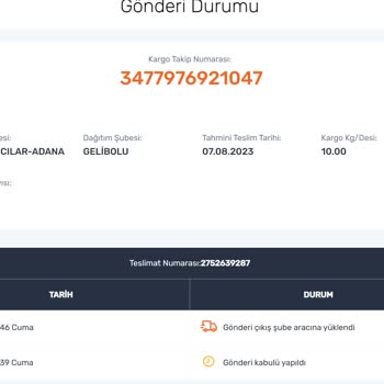 Aras Kargo Ürünü Teslim Almadan Sevk İrsaliyesi Kesiyor