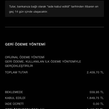 Zara Ürün İadesinde Ne Parayı Ne Ürünü Geri Gönderdiler.