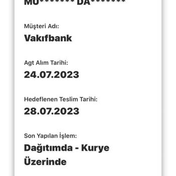 AGT Kurye İle Kargom 2 Haftadır Gelmedi Ve Müşteri Hizmetlerine Ulaşamıyorum