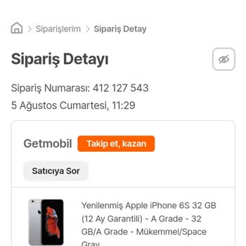 Hepsiburada Siparişimi Göndermiyor. Telefon Aldım Ücretini Ödedim. Ama