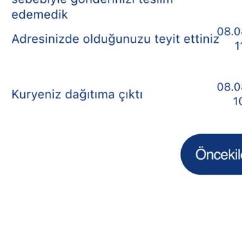 Aras Kargo Kargolarımız Gelmiyor Ve Gelmeyen Kargoyu Reddettiğim Sisteme Girildi.