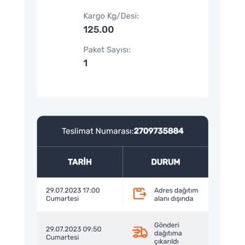 Horoz Lojistik Firmasının Kargoyu Teslim Etmemesi