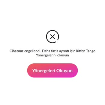 Tango Live Cihaz Banı Kaldırma