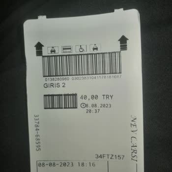 Nevçarşı Avm AVM Otopark Ücreti!