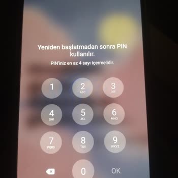 Samsung Galaxy A53 Yeniden Başlatma Sonucu Pin İstemesi