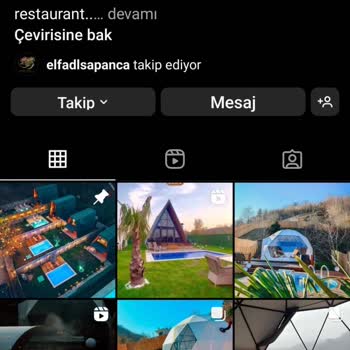 TÜRSAB Sapanca Bungalov Dolan Dırdırcılık