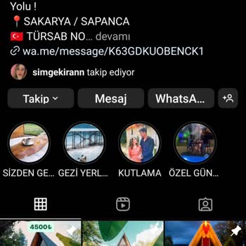 TÜRSAB Sapanca Bungalov Dolan Dırdırcılık