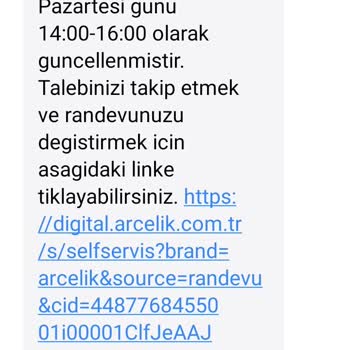Arçelik Servisi, Randevusuna 8 Gündür Gelmeyerek Sürekli Erteliyor