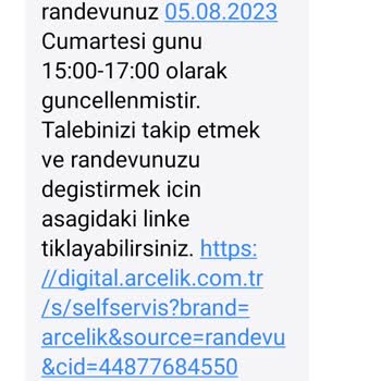 Arçelik Servisi, Randevusuna 8 Gündür Gelmeyerek Sürekli Erteliyor