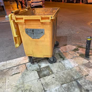 Kadıköy Belediyesi Fener Kalamış Caddesi'indeki Çöp Konteyneri Sorunu