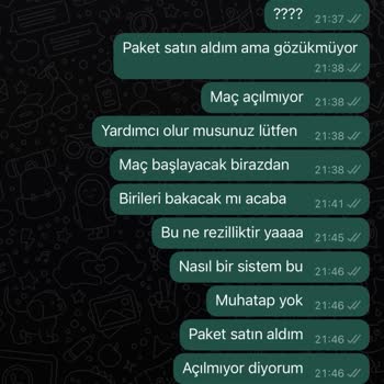 S Sport Plus Sporplus'tan Galatasaray Maçı İçin Satın Aldığım Paket Aktif Değil