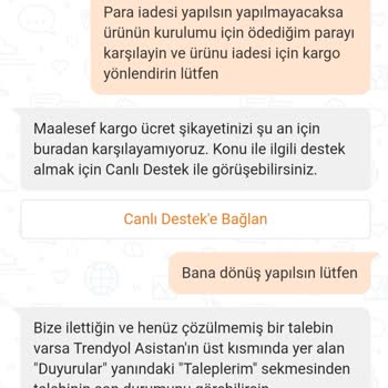 Trendyol Kusurlu Eksik Ve Çözümsüz