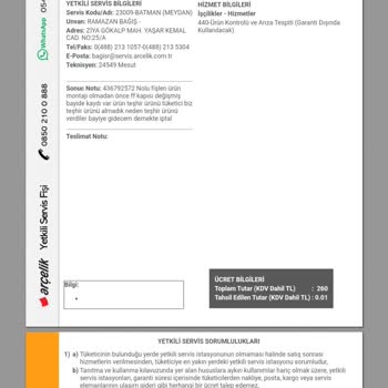 Arçelik Buzdolabını Sıfır Aldım, Kapısı Değişmiş Teşhir Ürün Verdiler.