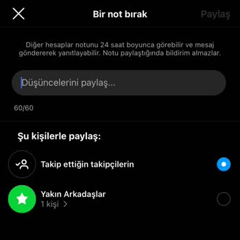 Instagram Notlar Kısmına Müzik Ekleyemiyorum!