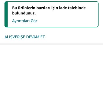 Amazon Talep Dışı İade Ve Sorunlu Teslimat Süreci