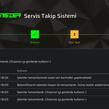 Monster Notebook Ankara Çukurambar Teknik Servis Hizmetinden Memnun Kalmadım