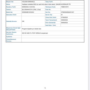 Samsung Çamaşır Makinesi Mağduru