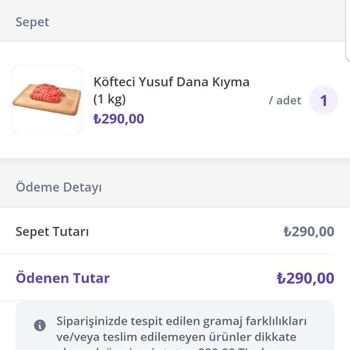 Getir Yanlış Ürün Teslimi Ve Hatanın Düzeltilmemesi