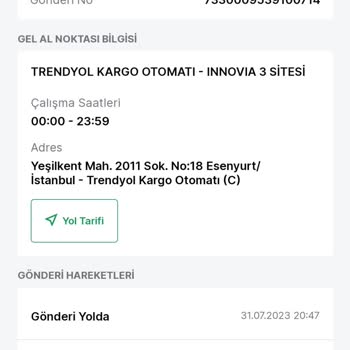 Trendyol Express 8 Gündür Kargomu Getiremedi