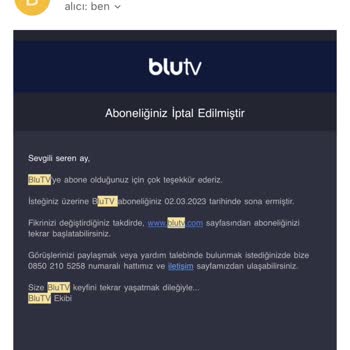 Blu TV Hesap İptali Yapmıyor Ve Para Çekmeye Devam Ediyor.