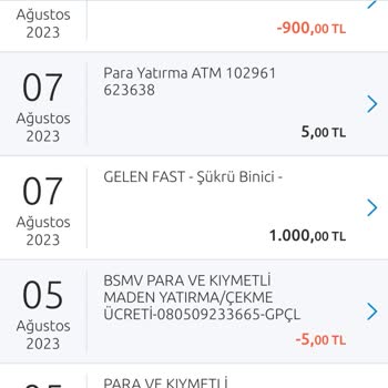Yapı Kredi Bankası Gpçl Üstü Para Kesintisi