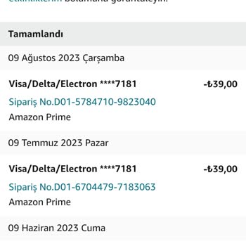 Unauthorized Deductions on My Amazon Card