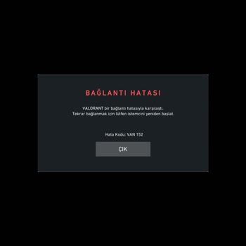 Valorant 3. Parti Yazılımdan Dolayı Ban