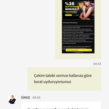 Royalbet Çekim Talebi Red Kafalarına Göre Bonus Kuralları Uydurma