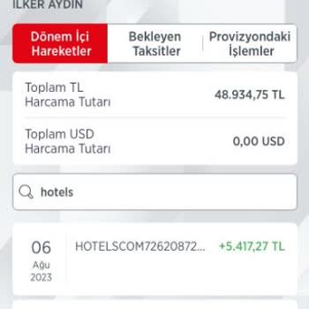 Hotels.com Eksik Para İadesi