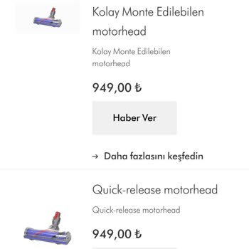 Dyson V10 Başlık Arızası