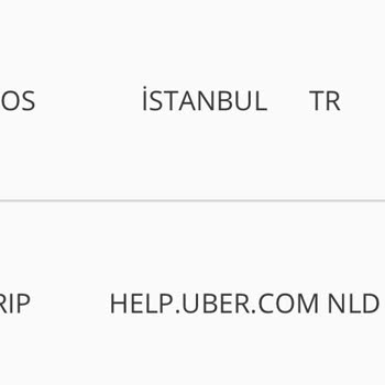 Uber 2 Defa Ücret Tahsil Etmiş