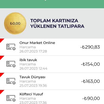 Onur Market Multinet Hesabıma Para İadesi Yapmıyor