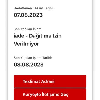 Teslim Edilmeyen Ebebek Ürünü