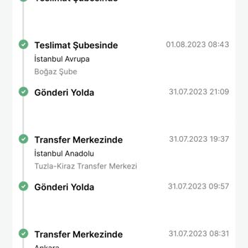 Trendyol Express Kargomu İstanbul İçinde Oradan Oraya Dolaştırıyor
