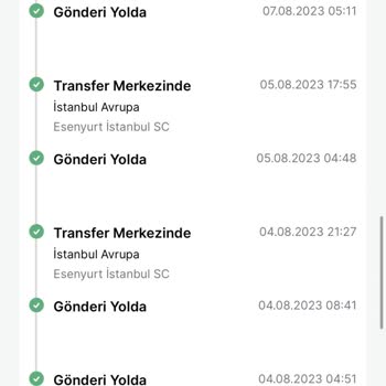 Trendyol Express Kargomu İstanbul İçinde Oradan Oraya Dolaştırıyor