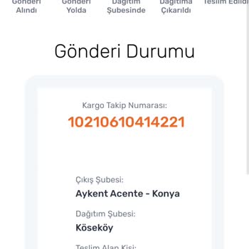 Sürat Kargo Teslim Edilmeyen Ama Teslim Edilmiş Olarak Gösterilen Ürün