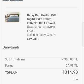 English Home Aldığım Ürünler Eksik Gönderildi
